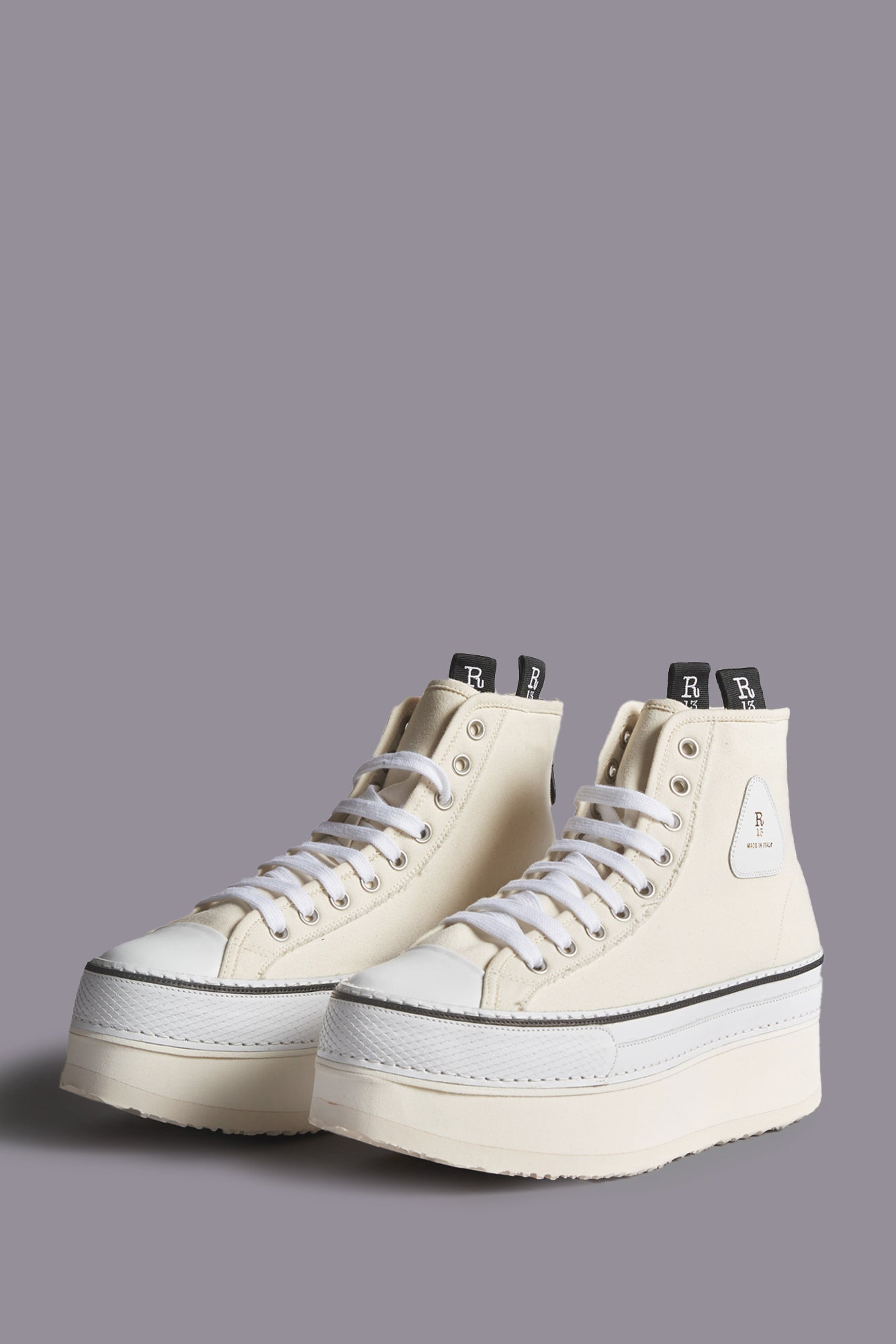 COURTNEY PLATFORM HIGH TOP SNEAKER - ECRU - 2