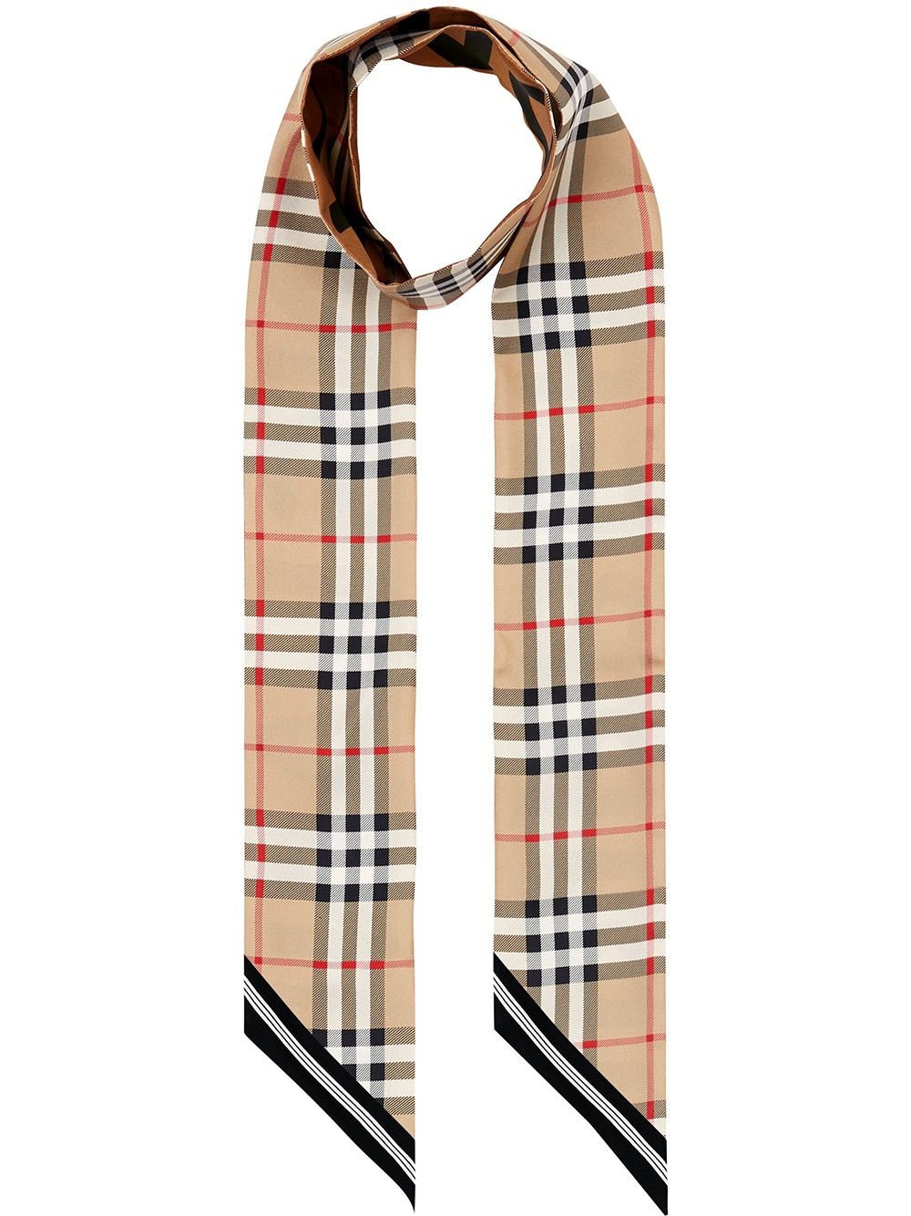 Vintage Check skinny scarf - 1