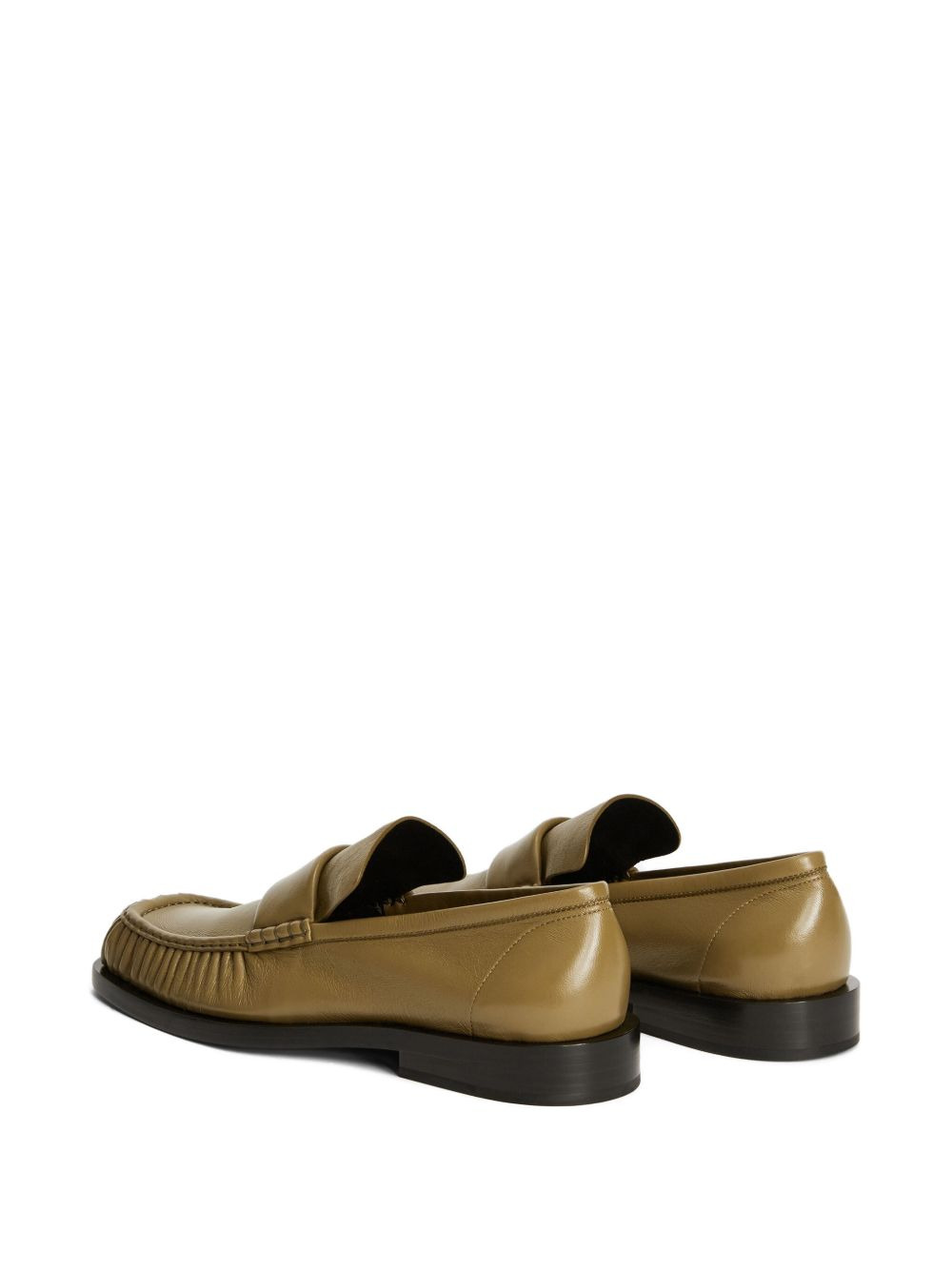 wrinkled-detail loafers - 3