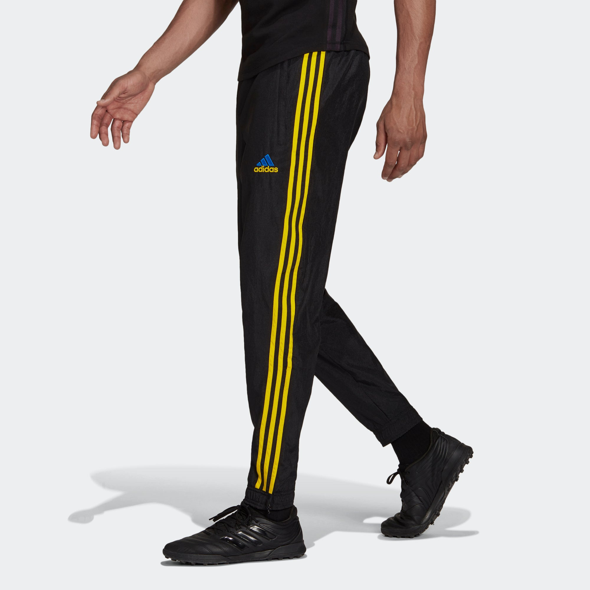 adidas Mufc Icon Wo Pn Contrasting Colors Soccer/Football Bundle Feet Sports Pants Black GR3878 - 4
