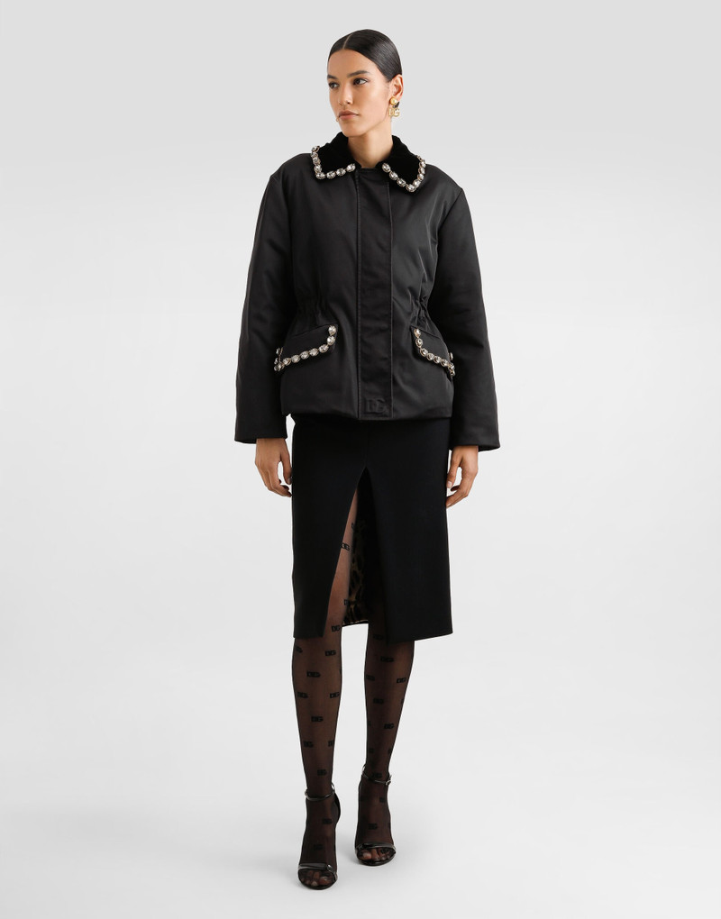 Dolce & Gabbana Nylon jacket with embossed logo outlook
