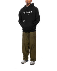 WTAPS Academy / Hoodie / Cotton. College 'Black