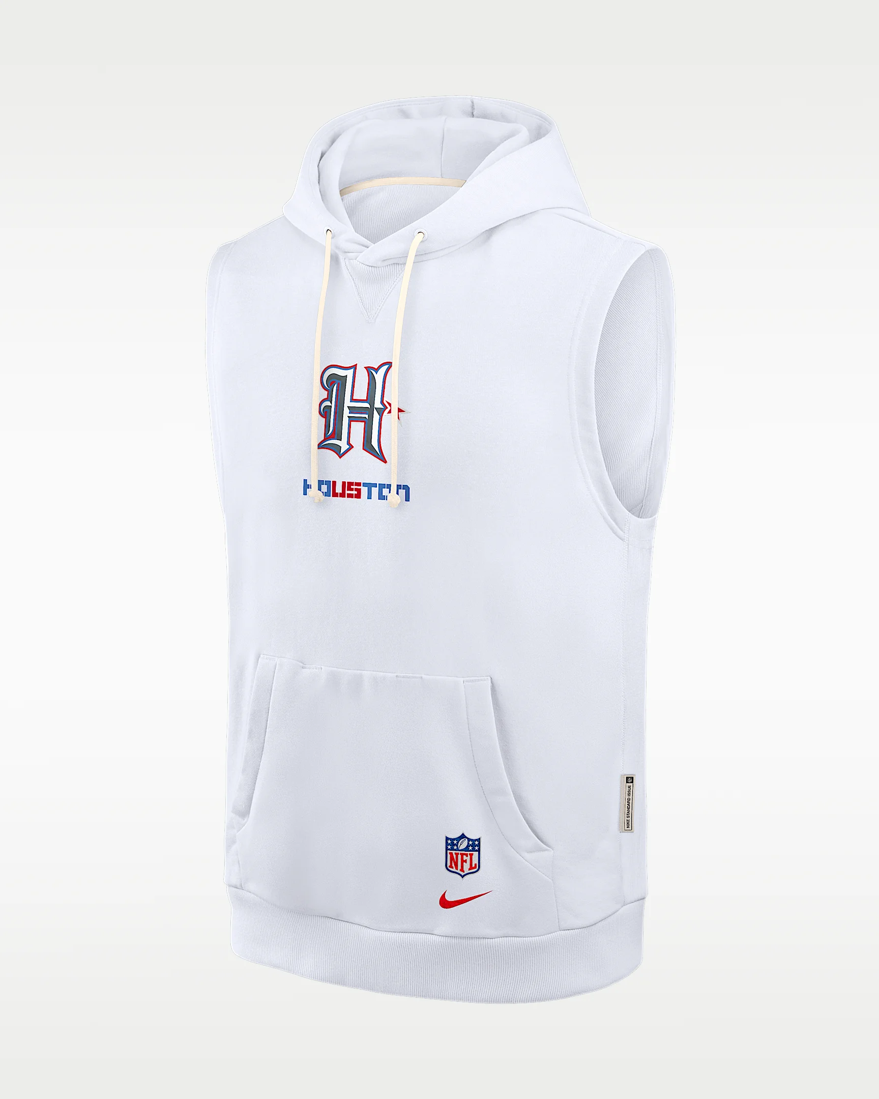 Houston Texans Rivalries Collection Sideline Men's Nike Dri-FIT NFL Sleeveless Pullover Hoodie - 1