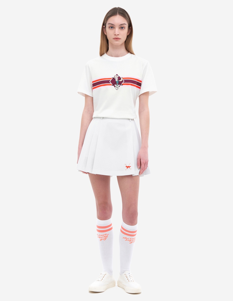 Women Swing Fox Stripe Print T-Shirt - 2