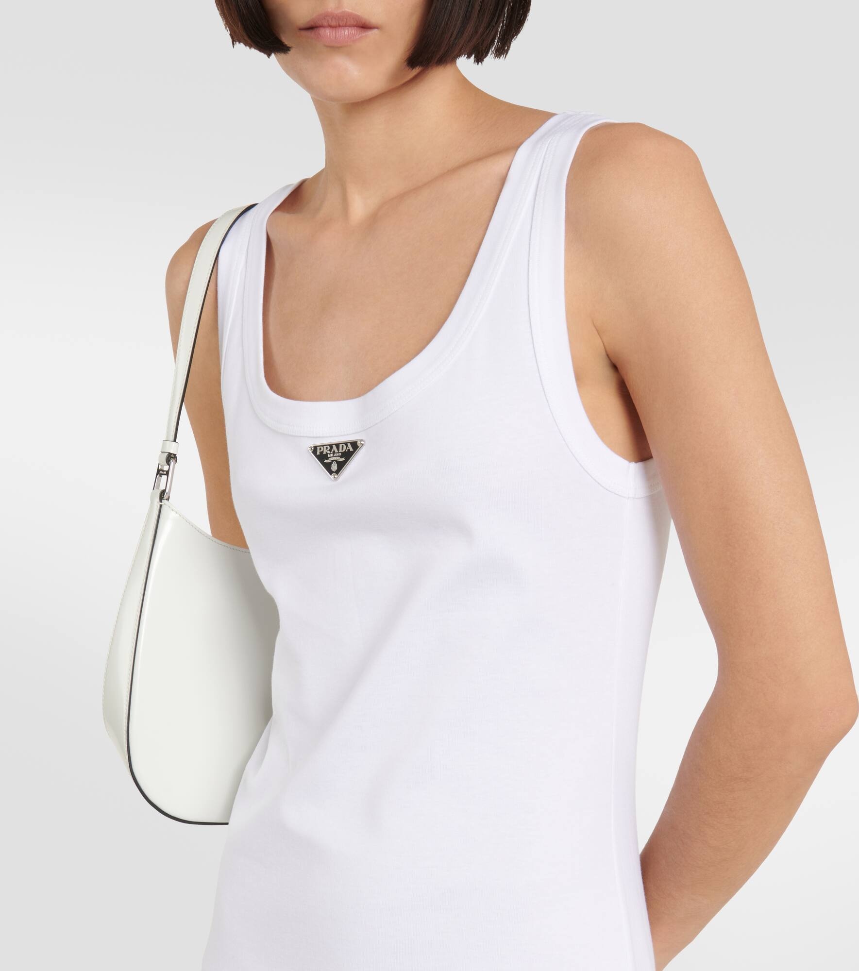 Logo cotton jersey maxi dress - 4