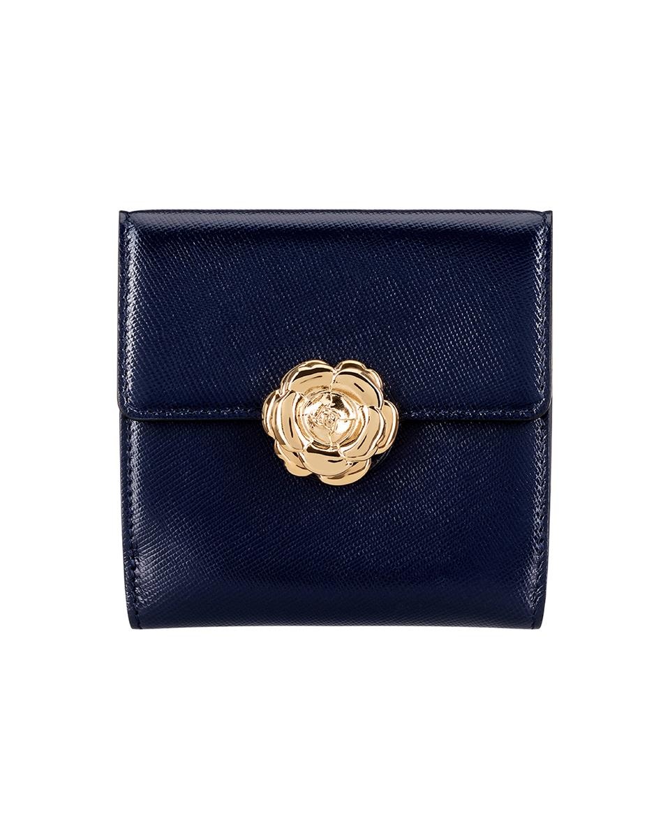 NAVY FRENCH WALLET - 1