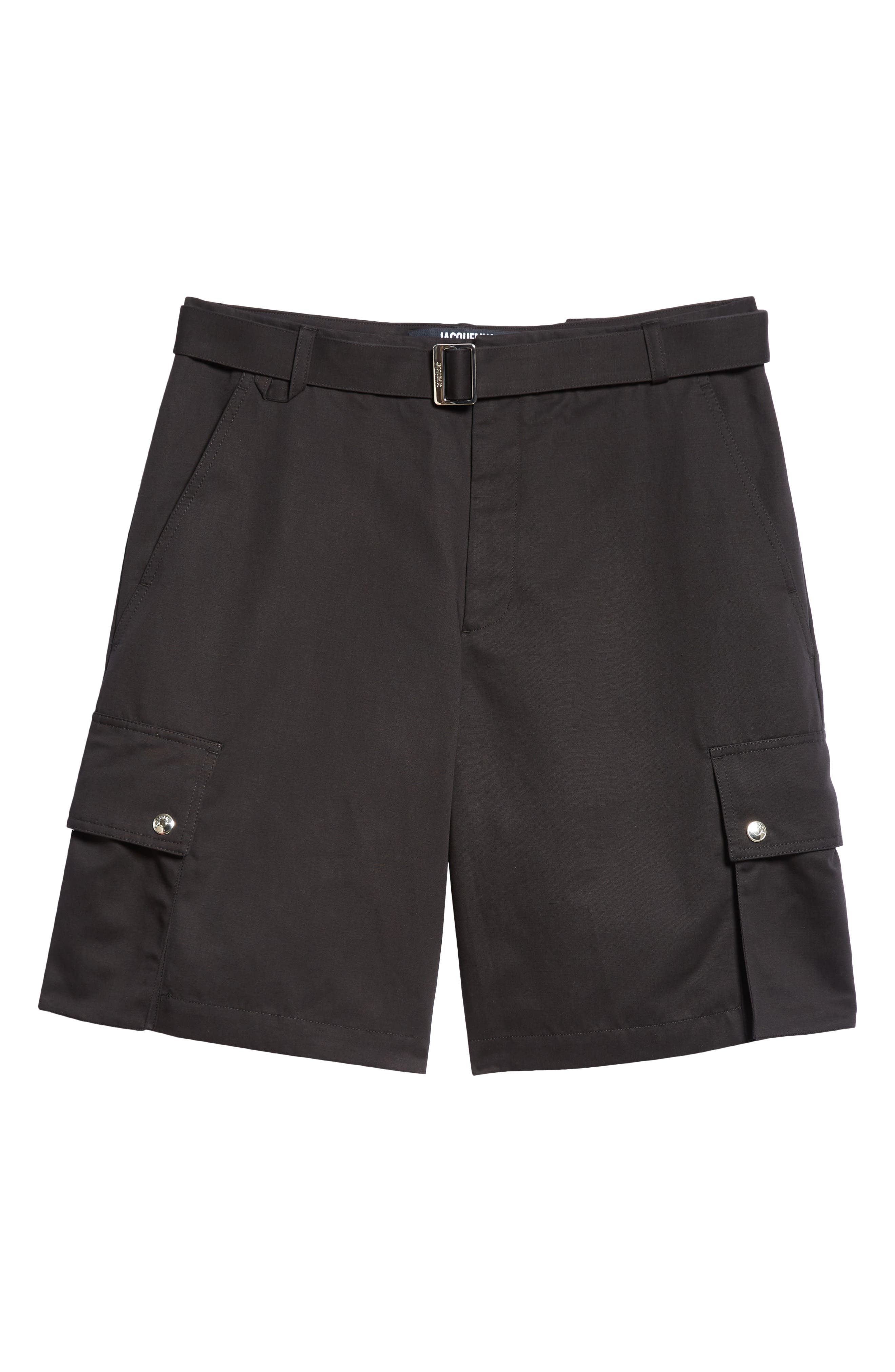 Jacquemus Le Cargo Bermuda Shorts in Black at Nordstrom - 6