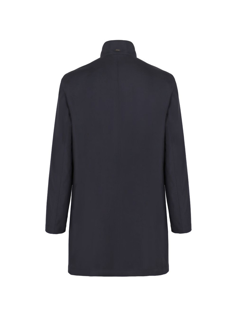 Herno flap-pockets button coat outlook