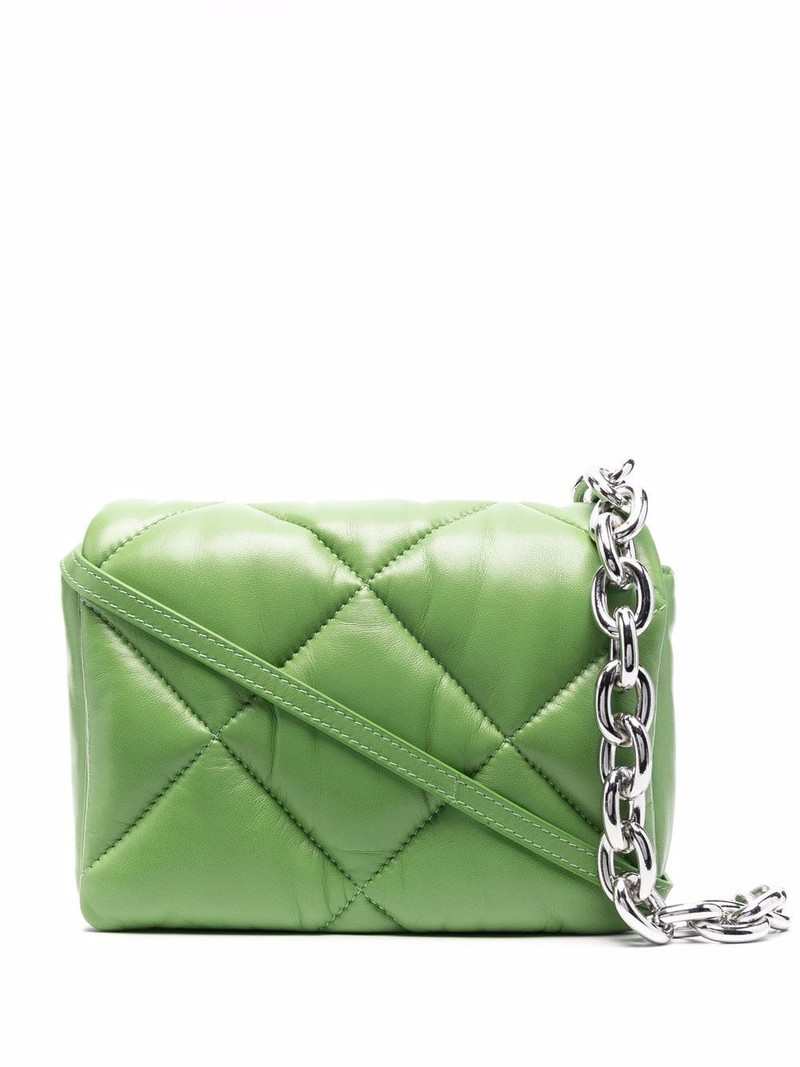 quilted flap tote bag 1