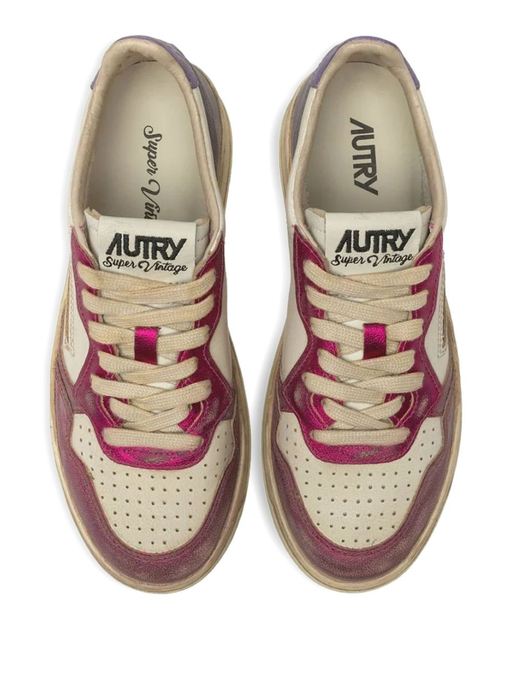 Medalist perforated-toe sneakers - 5