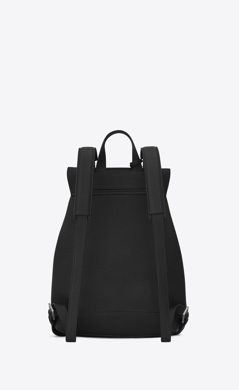 SAINT LAURENT sac de jour backpack in grained leather outlook