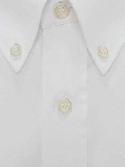 Alexander McQueen Men's Cotton Poplin Shirt in White outlook
