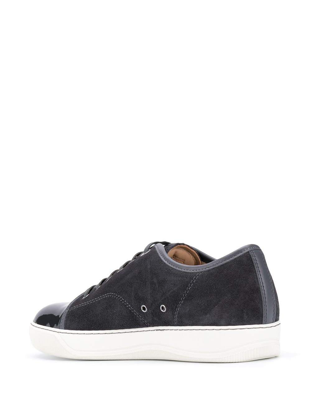 patent toe sneakers - 3