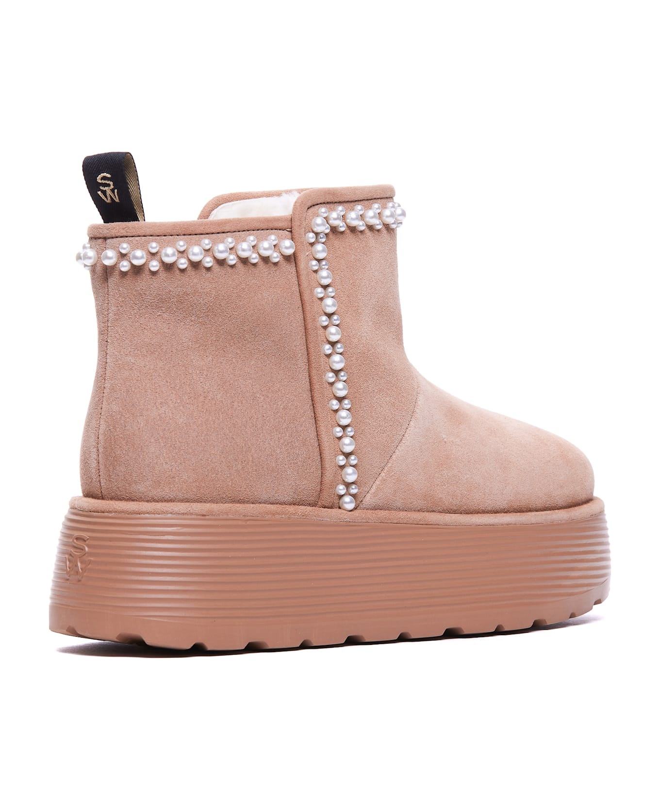 Nellie Pearl Flatform Booties - 2