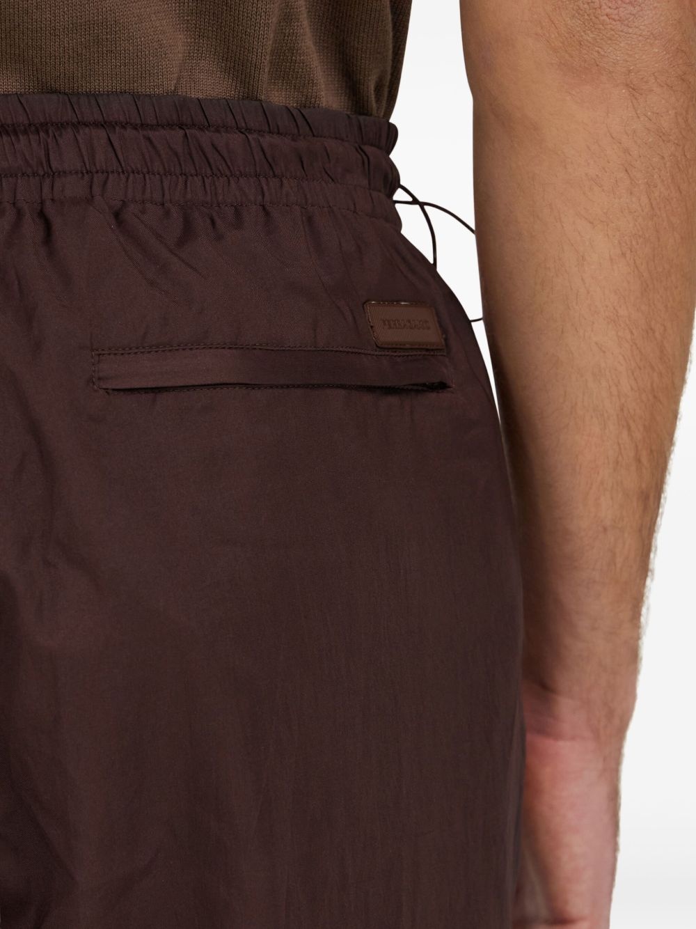 crinkled track pants - 5