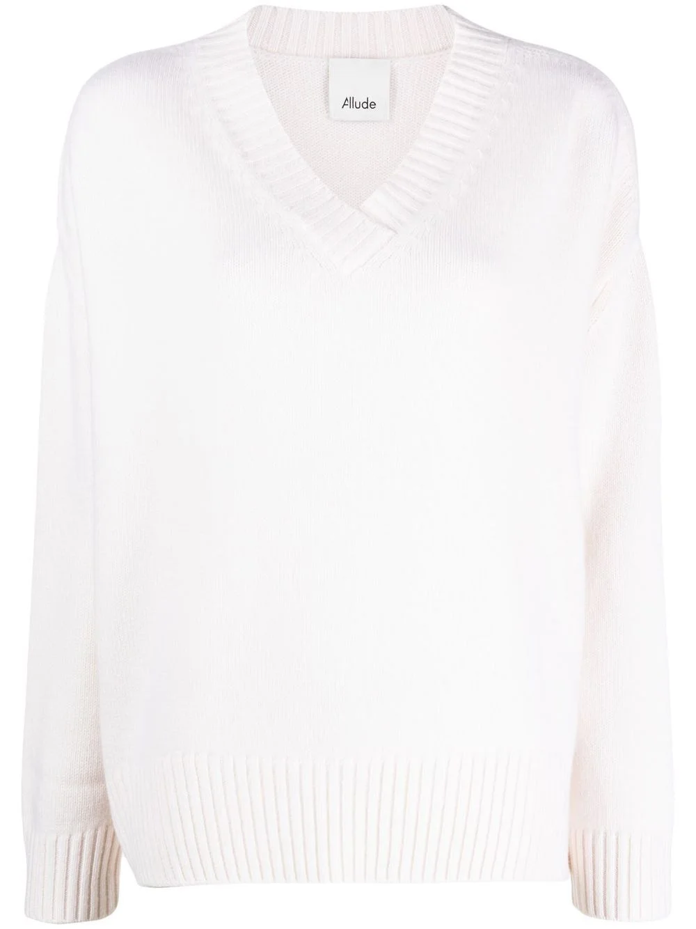 V-neck cashmere jumper - 1