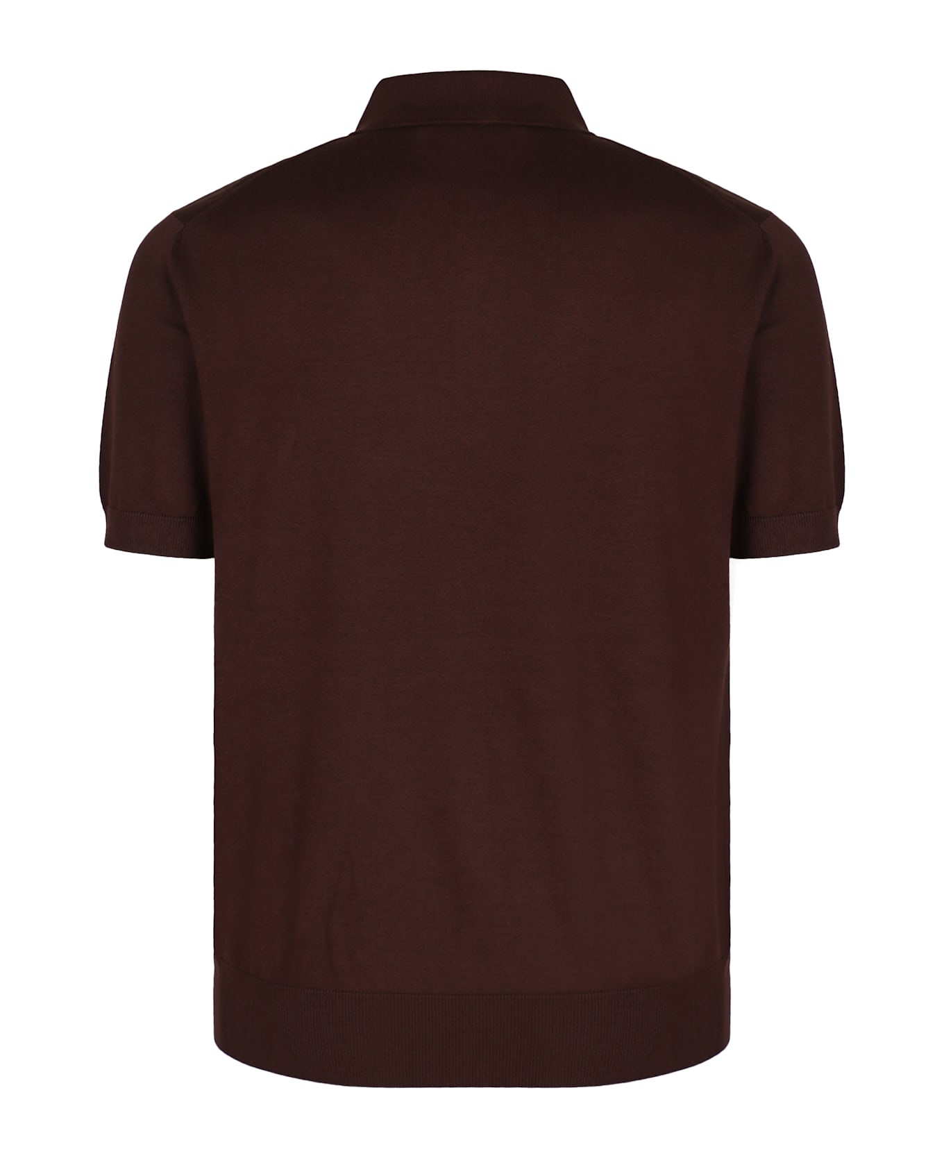 Knitted Cotton Polo Shirt - 2