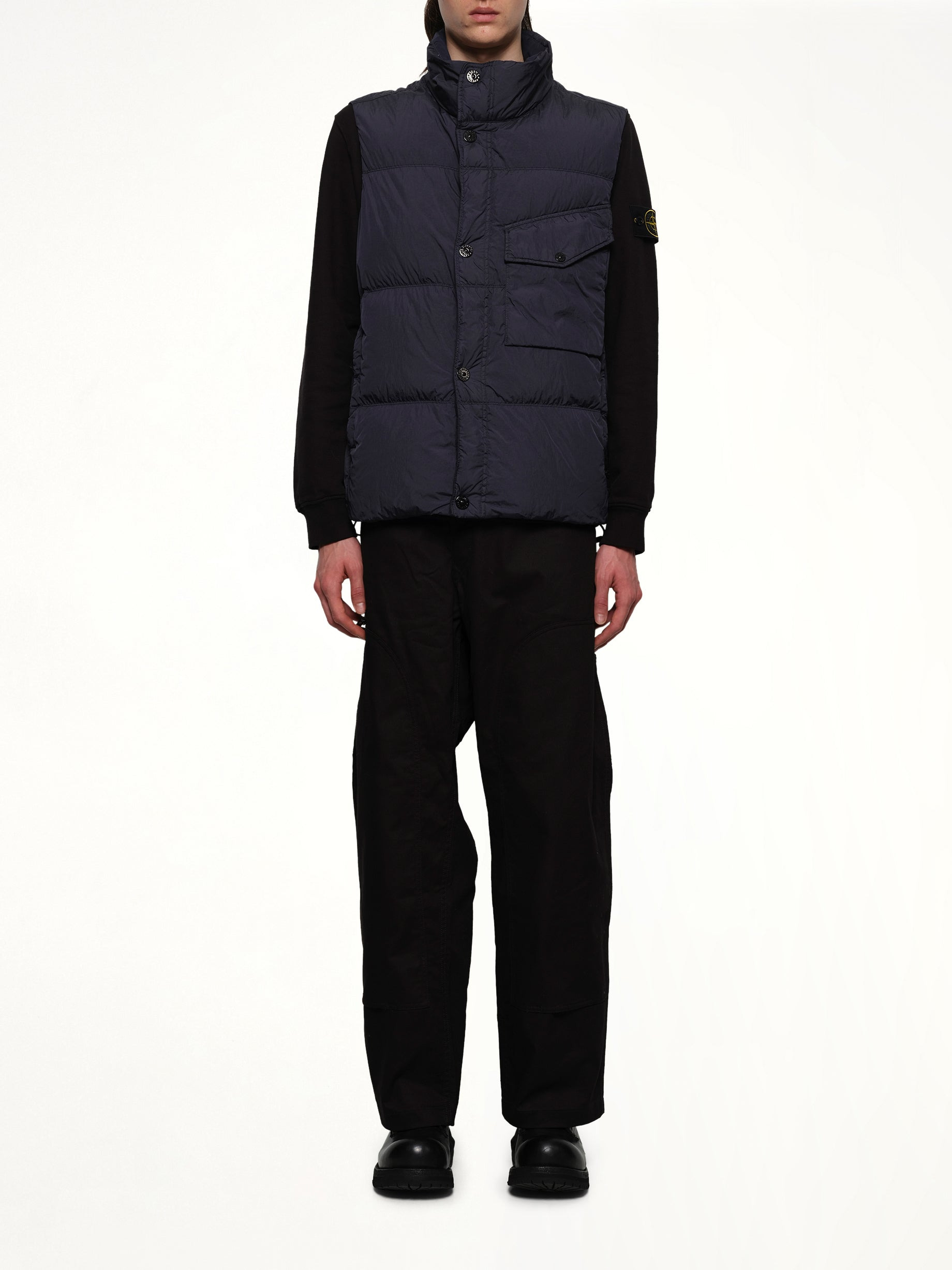 G10000 Puffer Gilet in Navy Blue - 7