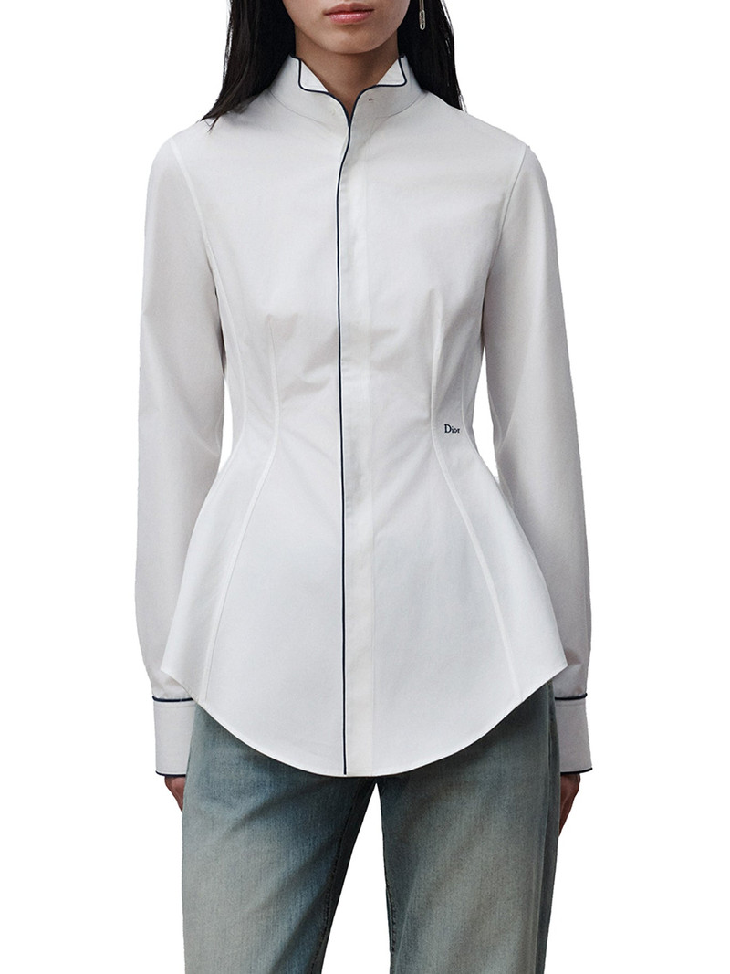 FITTED COTTON POPLIN BLOUSE 1