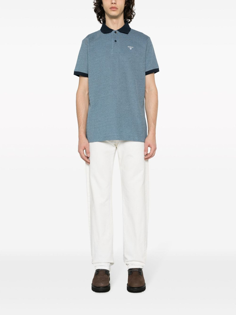 Barbour logo-embroidered polo shirt outlook