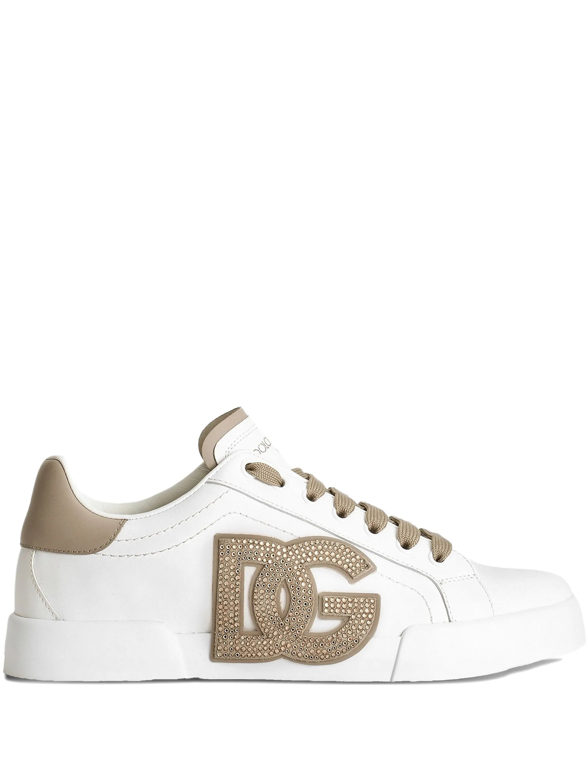 Portofino logo-embellished low-top sneakers - 1
