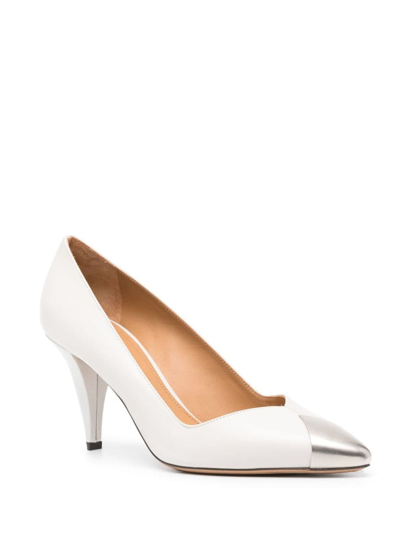 Isabel Marant 85mm metal-toecap pumps outlook