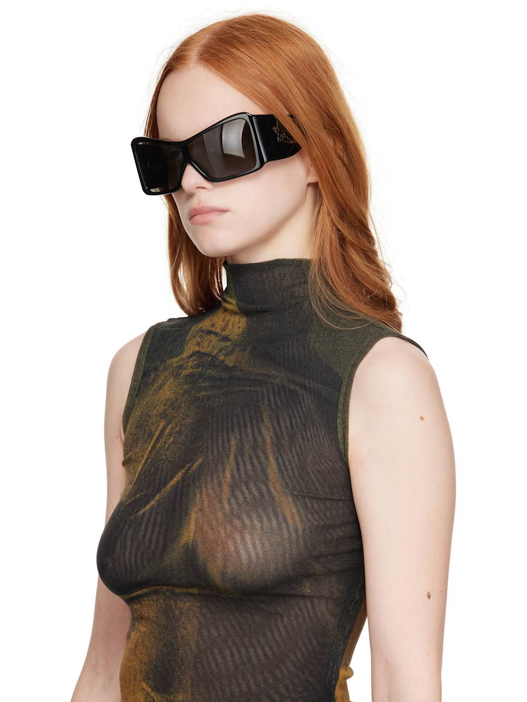 Black Shield Sunglasses - 4
