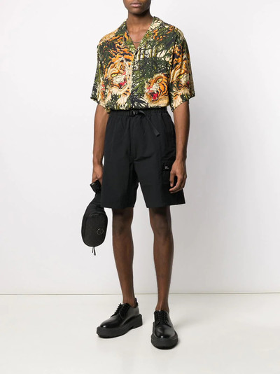 DSQUARED2 Tiger Bamboo-print bowling shirt outlook