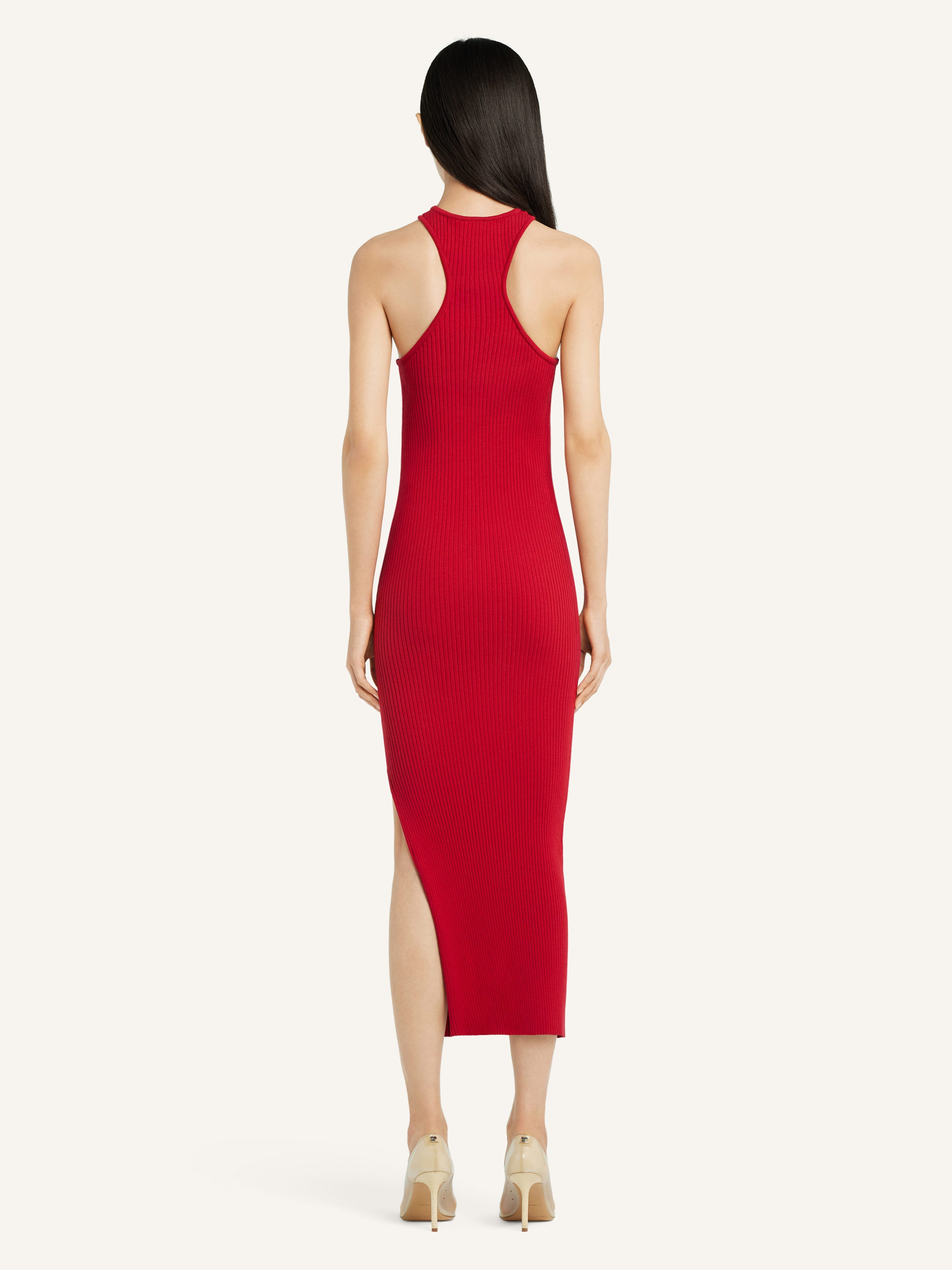 SCUBA RIB KNIT DRESS - 4