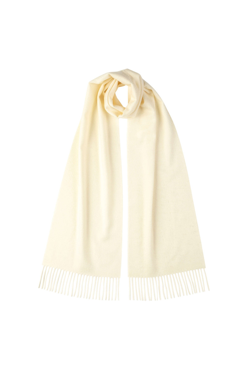 White Cashmere Scarf 1