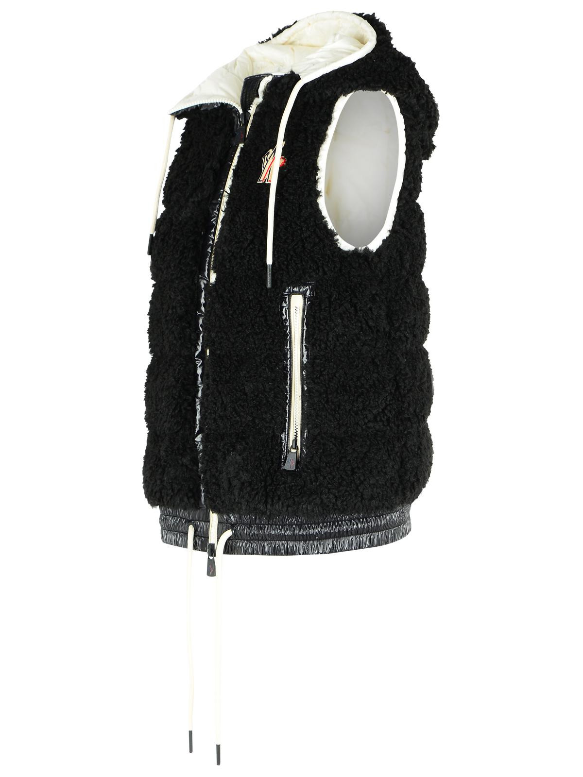 Moncler Grenoble 'Teddy' Black Polyester Vest Women - 2