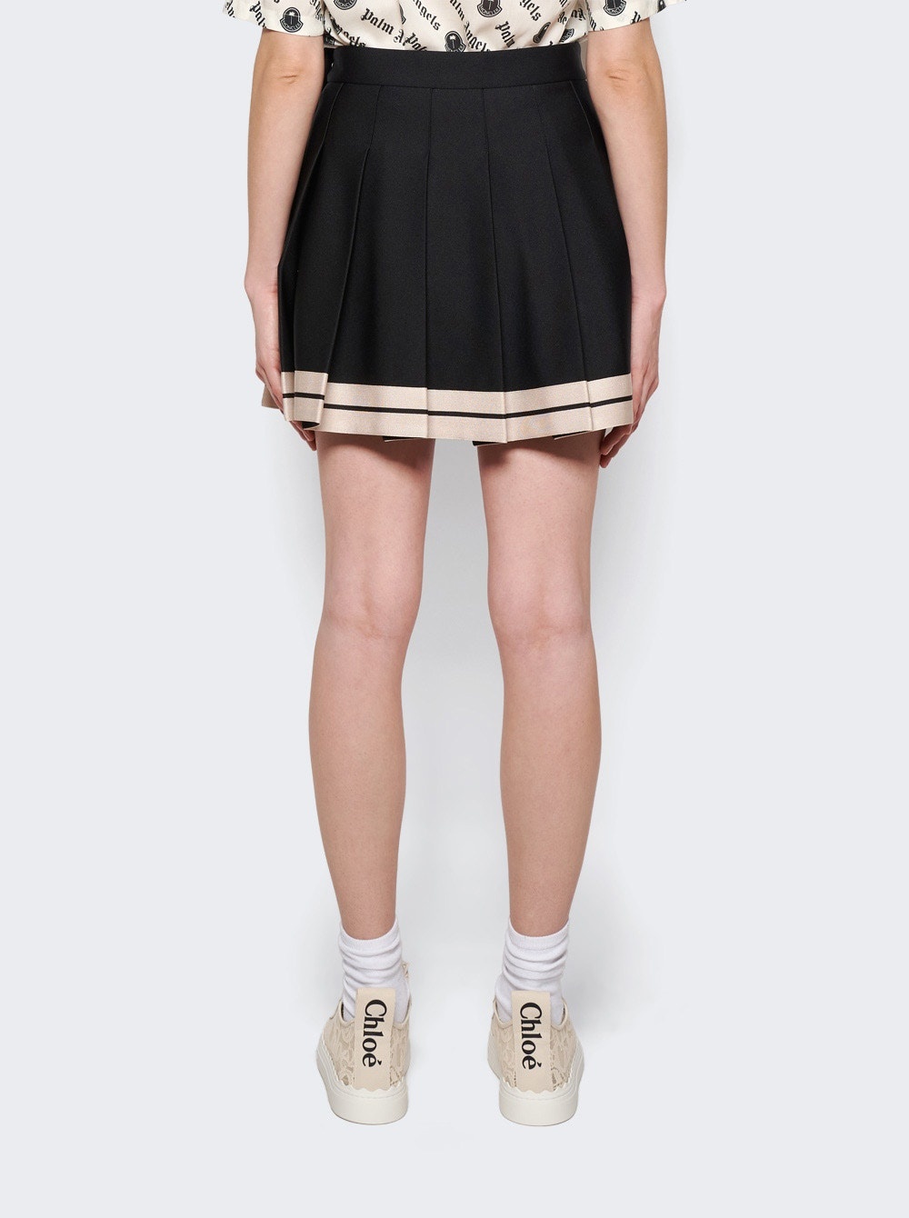 X Palm Angels Pleated Skirt - 5