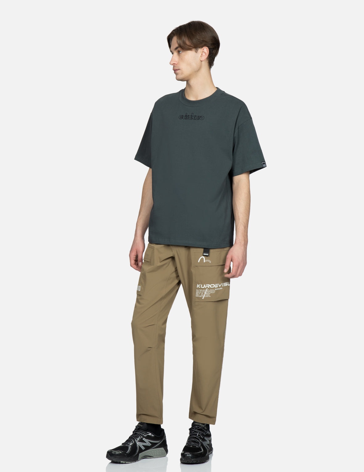 Logo Embroidery Regular Fit Cargo Pants - 3