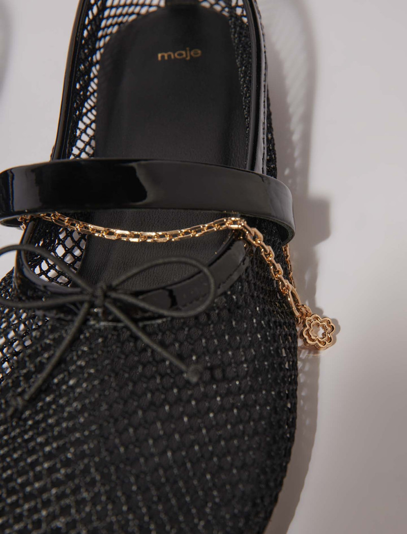 Mesh ballet flats 3