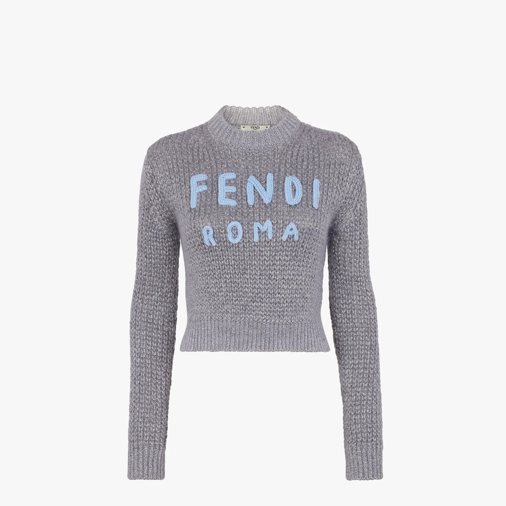 Gray wool sweater - 1