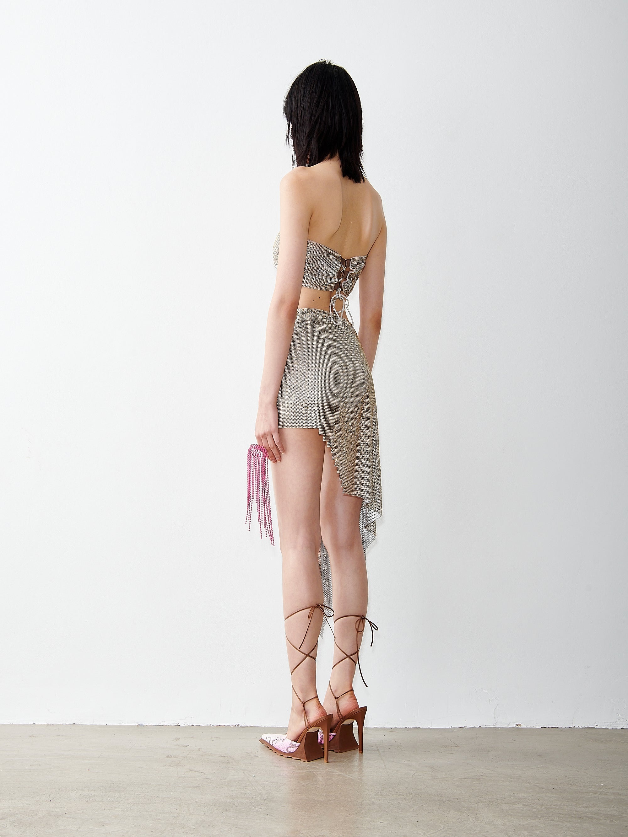 RHINESTONED MARJAN SKIRT LONG ISLAND - 4