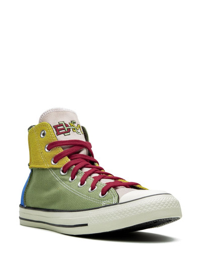 Converse patchwork Chuck Taylor high-top sneakers outlook