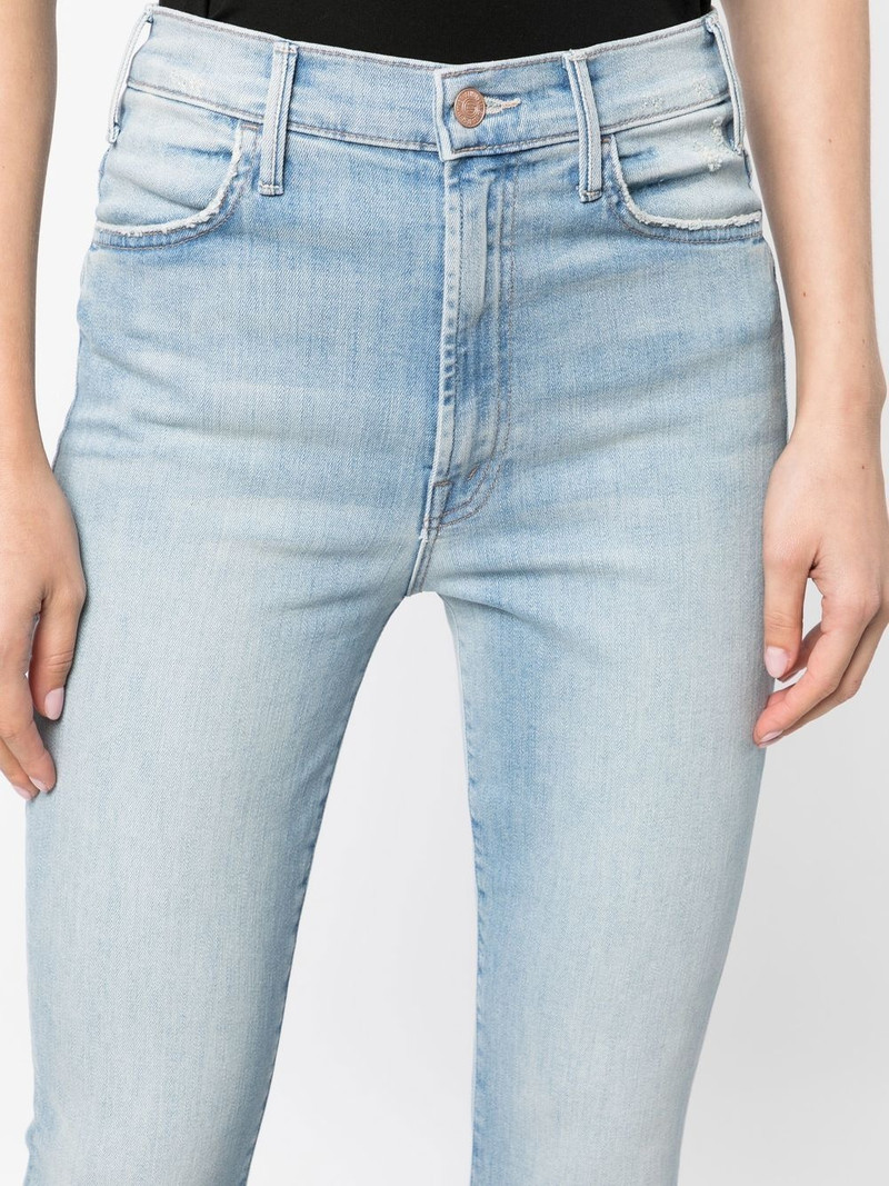 high-rise ankle-length bootcut jeans 5