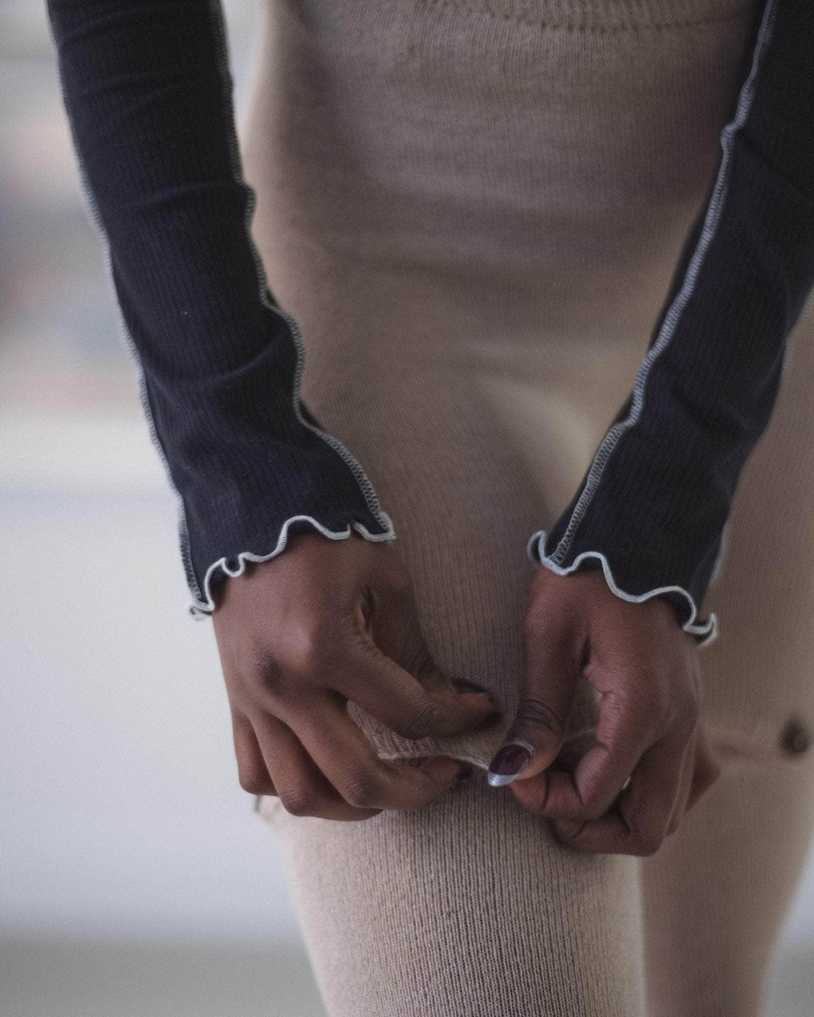 Omato Long Sleeve Tee - Organic Cotton Rib - 4