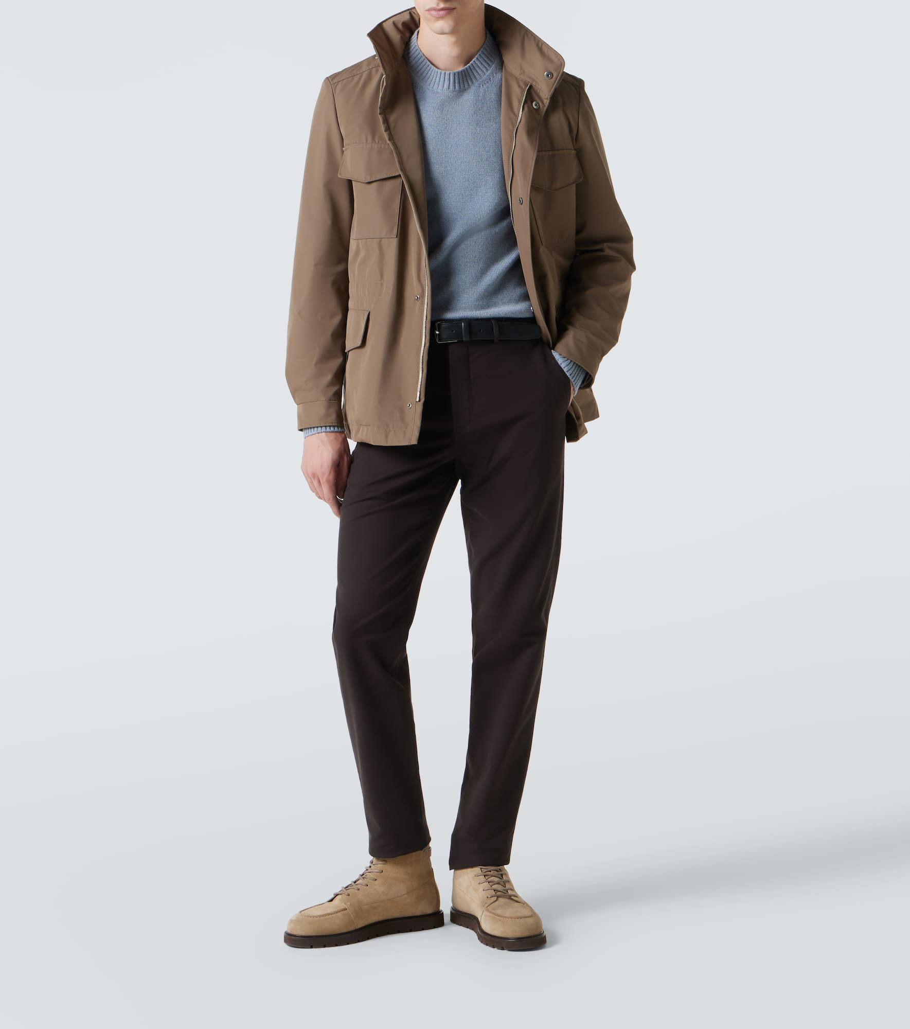 Carlo cotton-blend chinos - 2