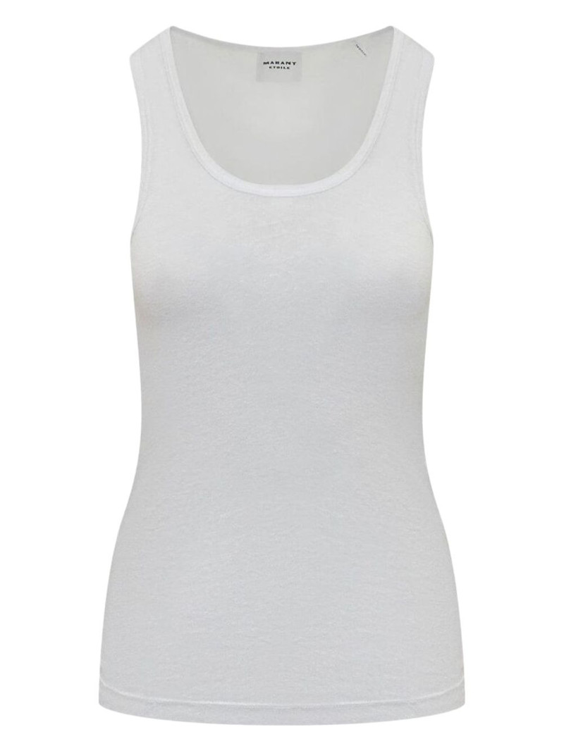 scoop-neck tank top 1