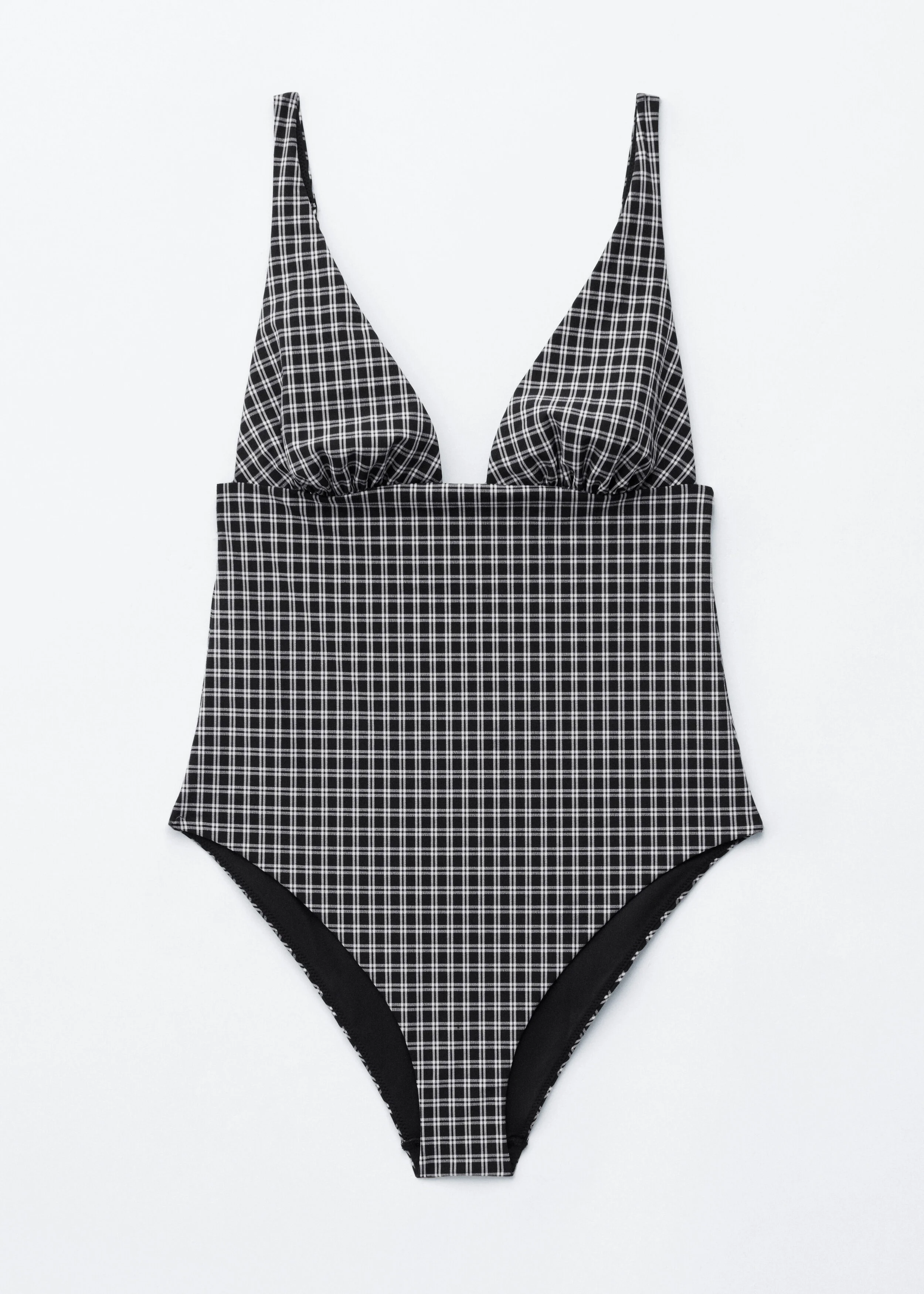 V-Neck Swimsuit - 1