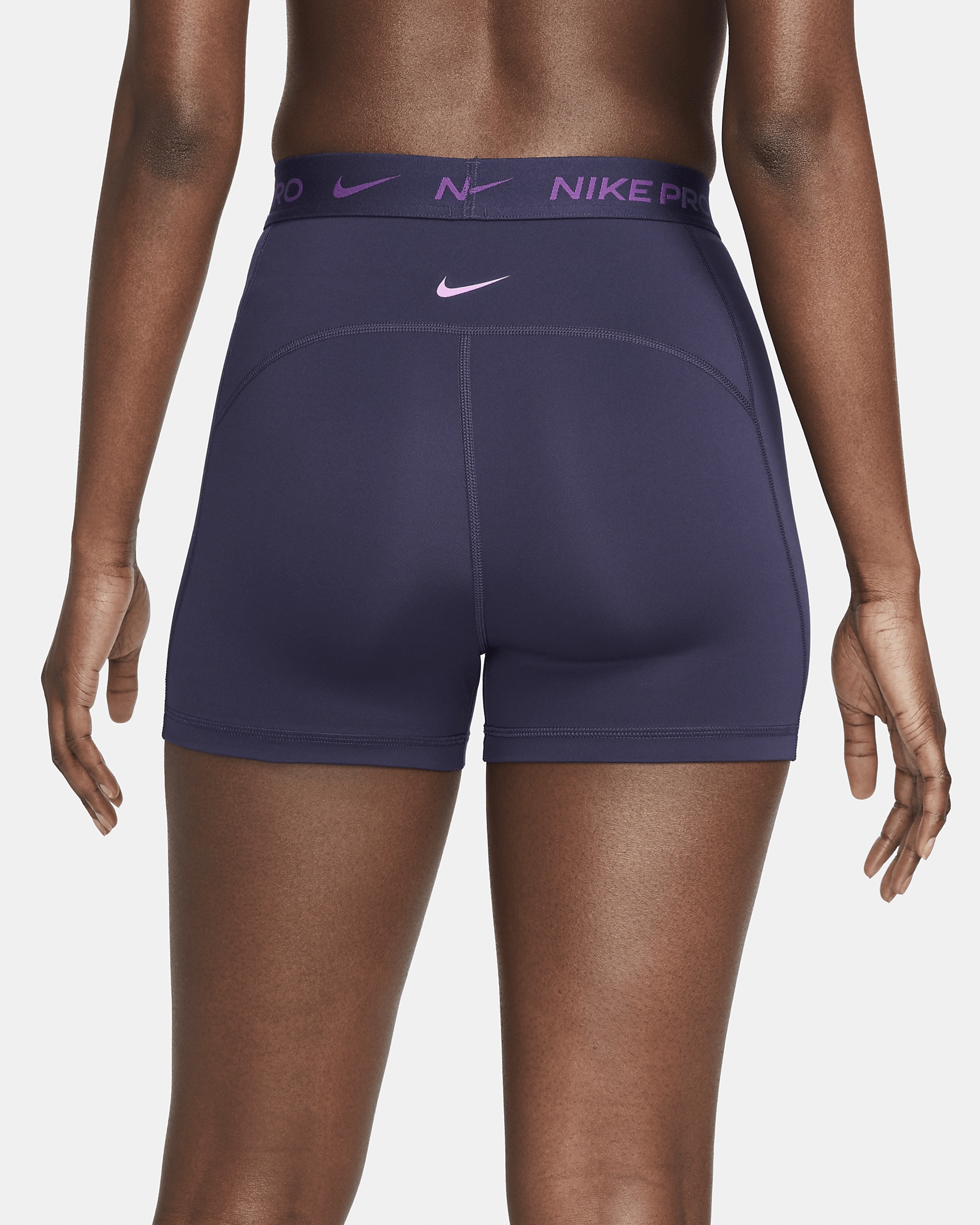 Nike Pro Dri-FIT Women's High-Waisted 3" Shorts - 3