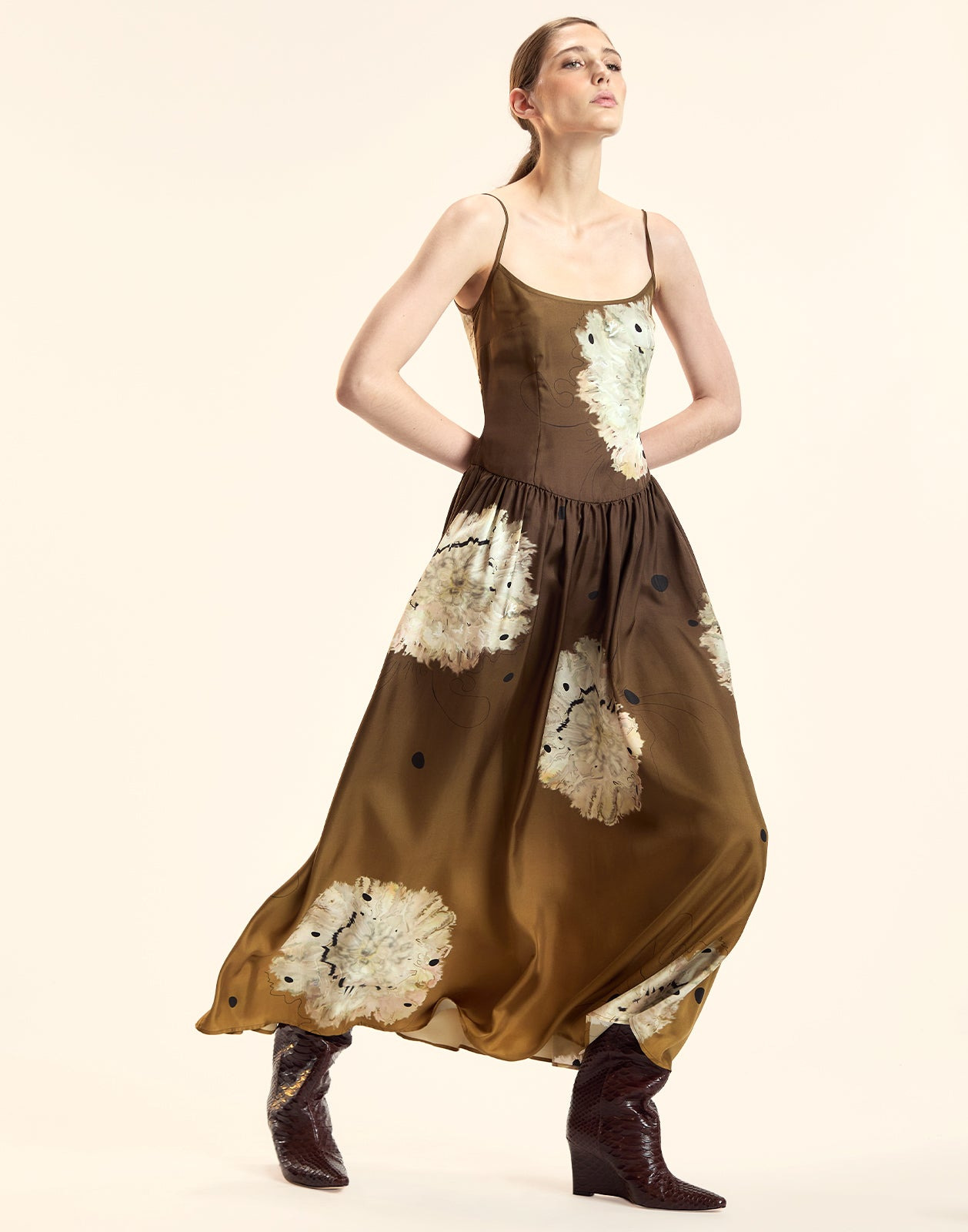 Umbria Silk Dress - 2