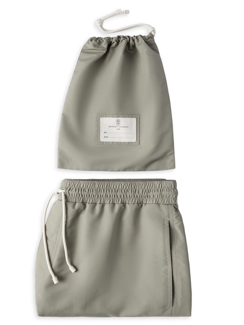 Men's Swim Shorts - Khaki 4
