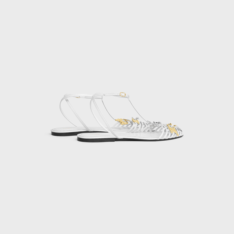 CELINE CAGE FLAT SANDAL IN GOATSKIN outlook