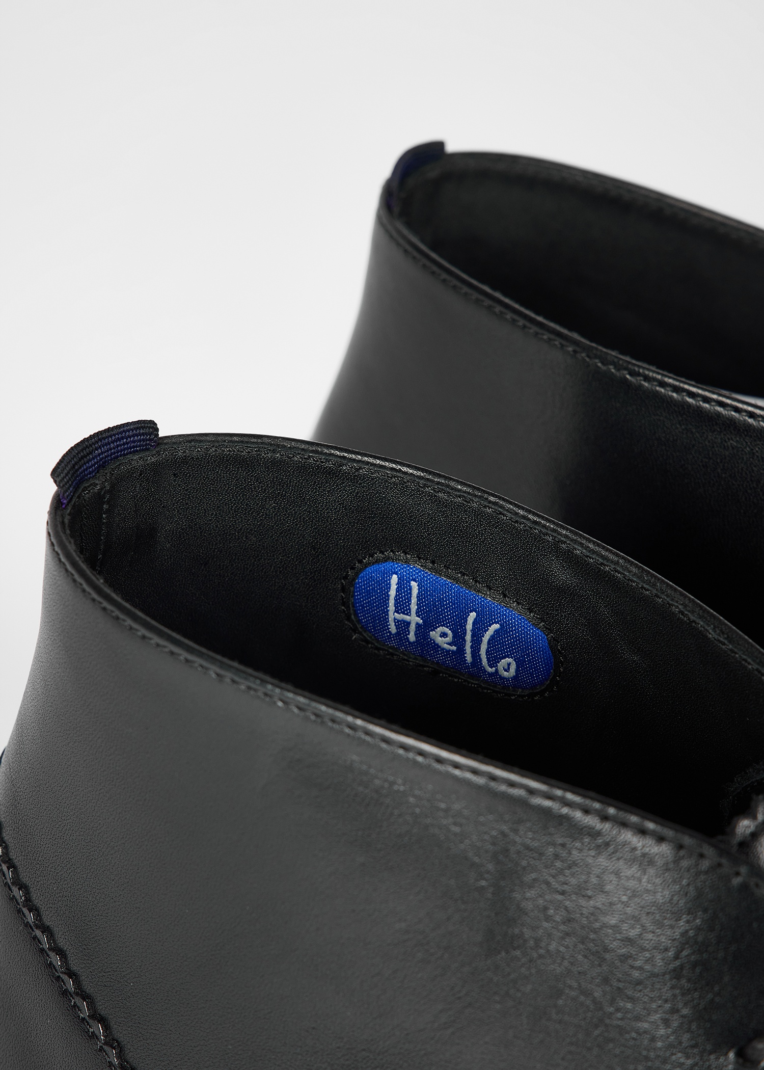 Black Leather 'Wilbur' Boots - 3