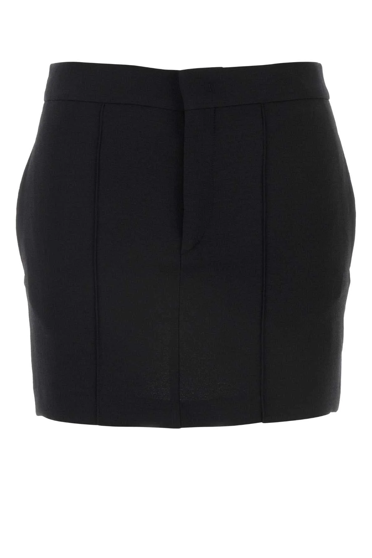 Isabel Marant Women Black Stretch Polyester Blend Licoba Mini Skirt - 1