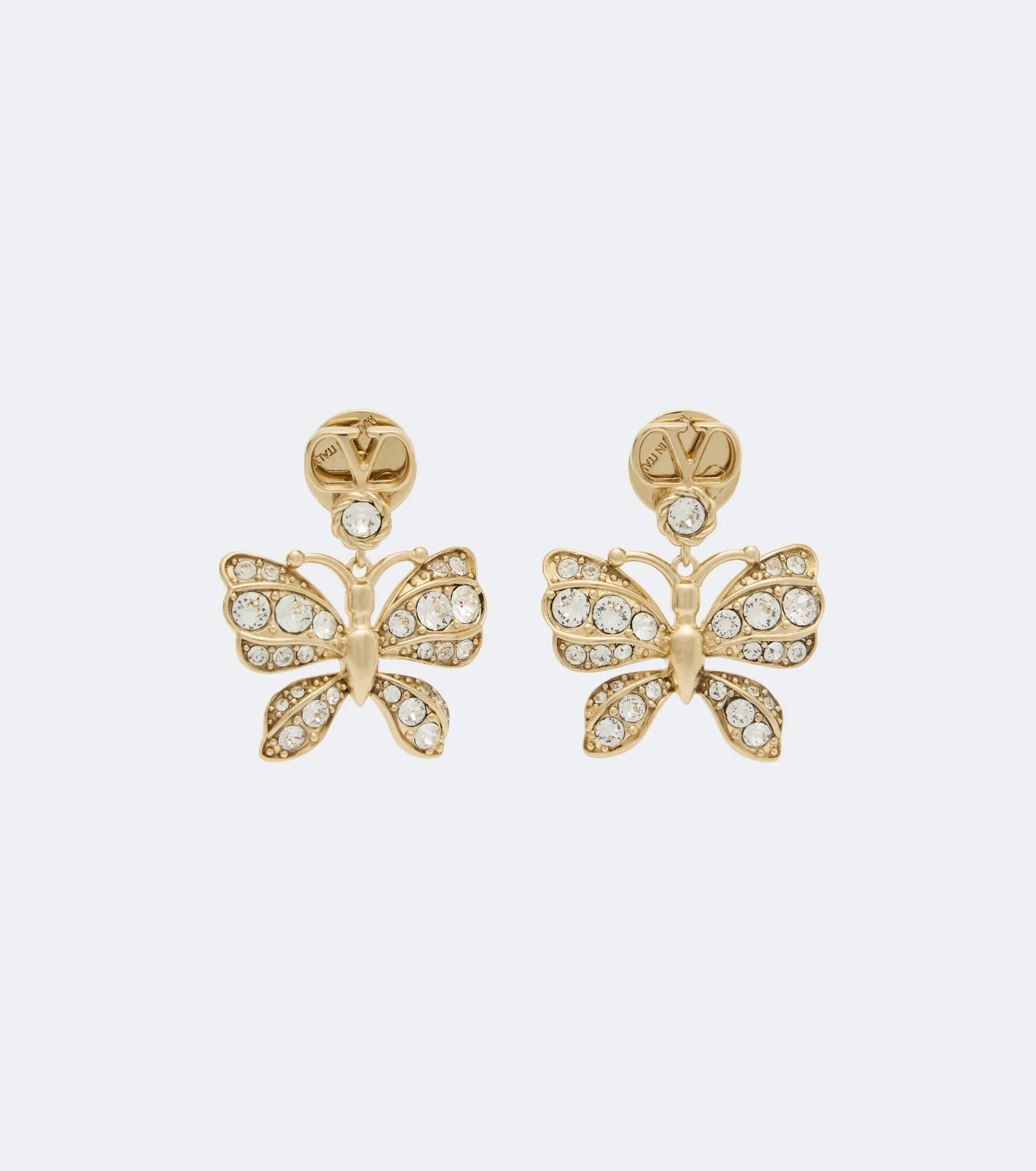 Flutterby VLogo Swarovski®-embellished earrings - 1