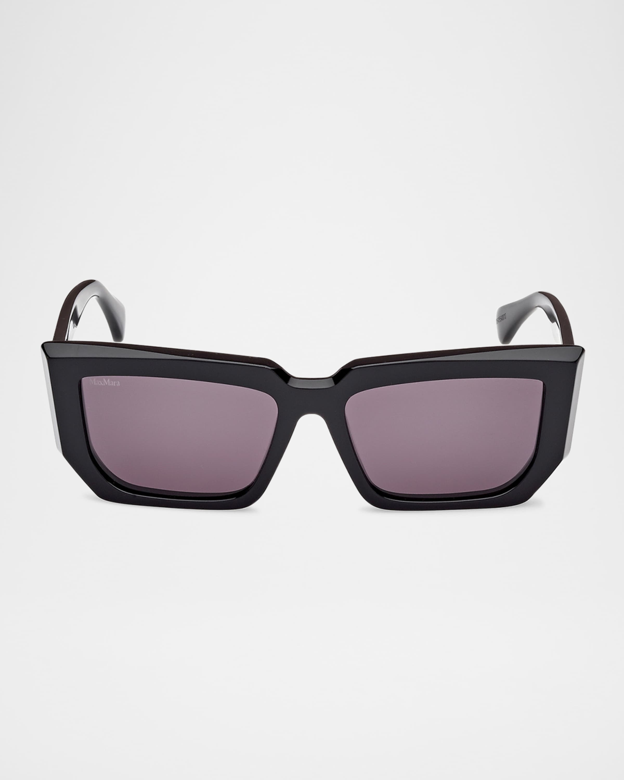 Acetate Rectangle Sunglasses - 1